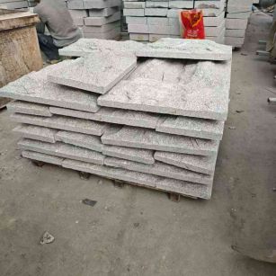 连云港芝麻白蘑菇石，自然面