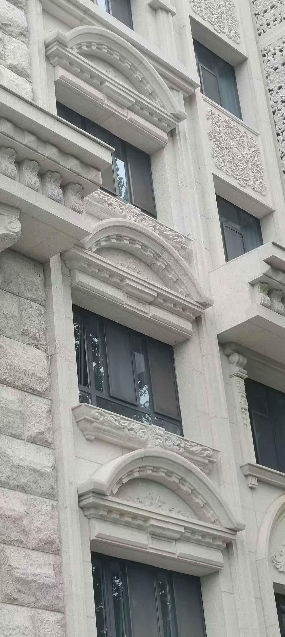 连云港芝麻白异形 石材异形定制