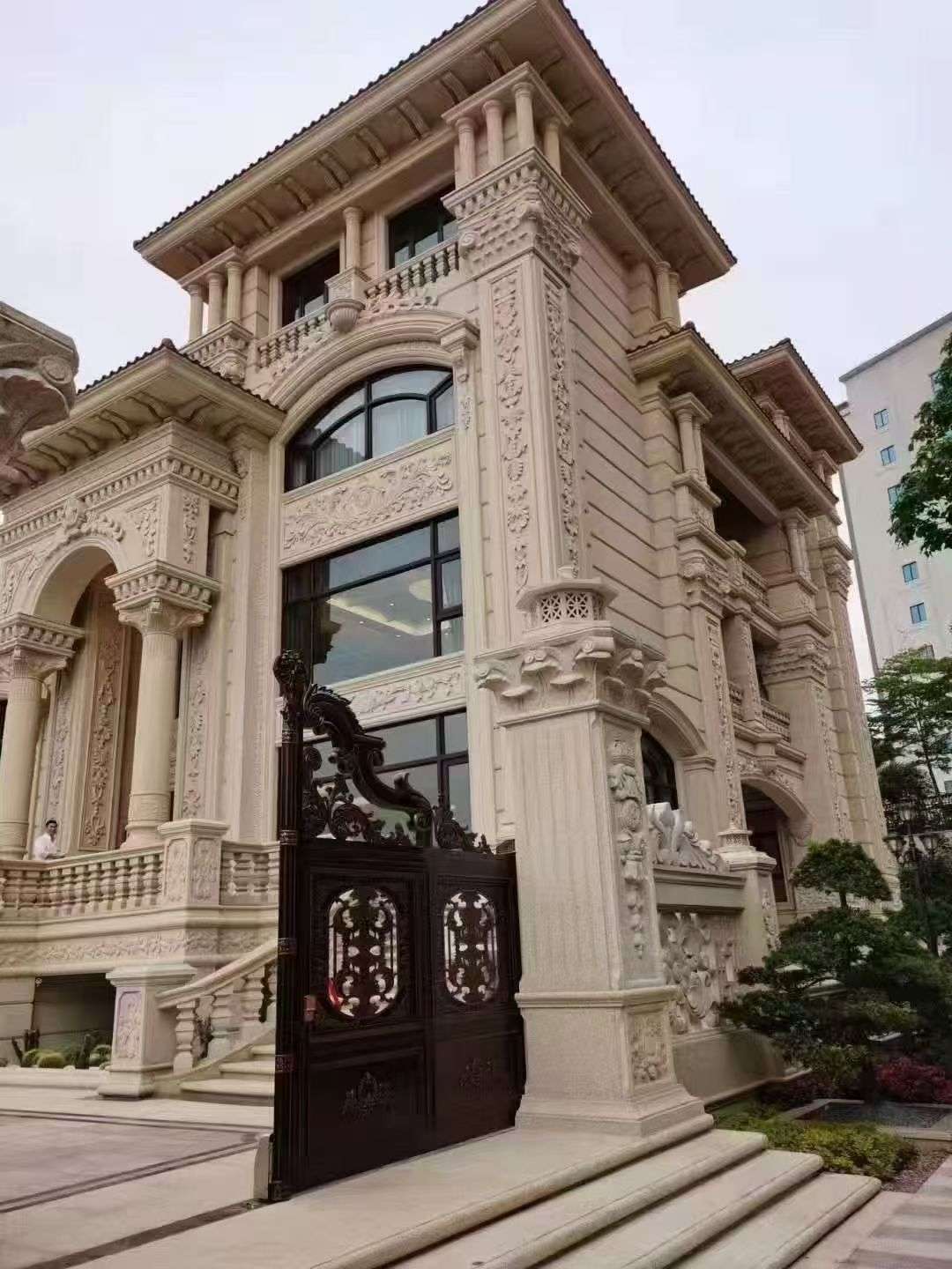 连云港黄金麻别墅外墙异形定制